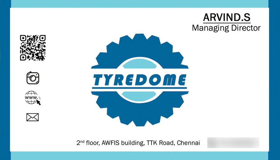 Tyredome business card