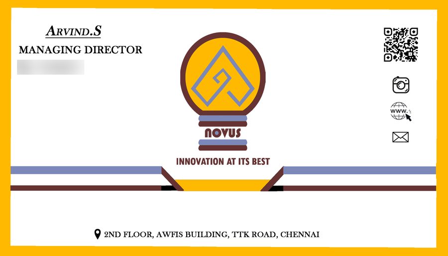 Novus business card